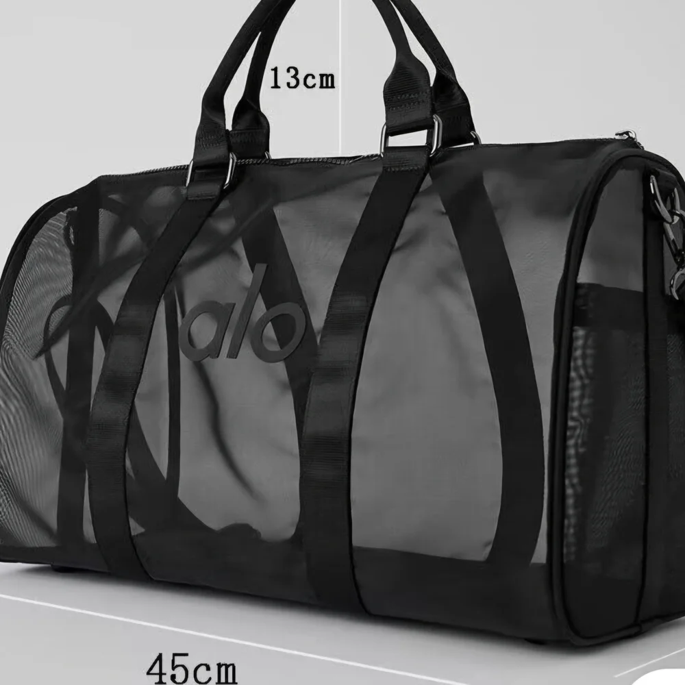 ALO Yoga Black Mesh  Bag Medium